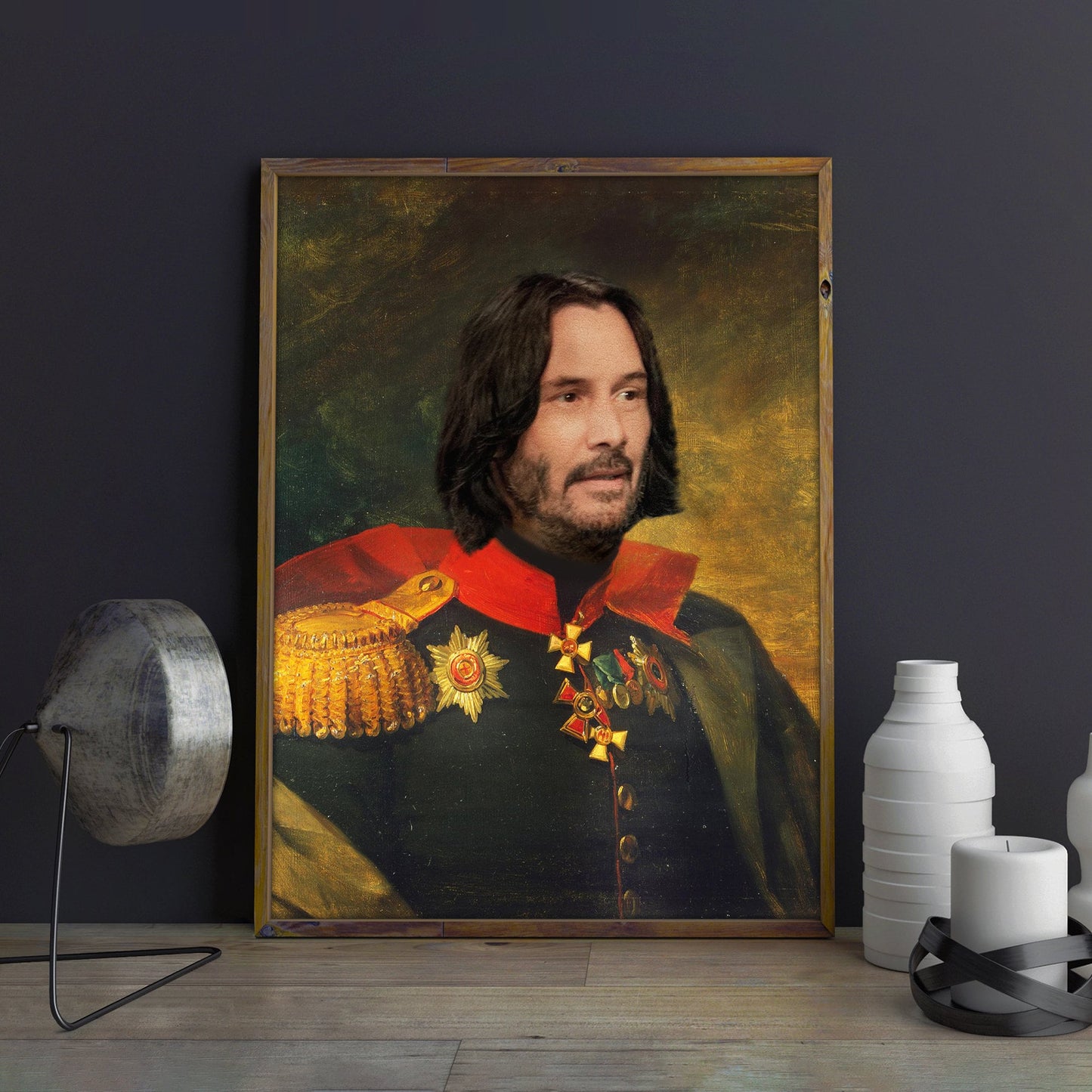 Keanu Reeves Poster | Classical Painting, Regal art, General, John Wick, Matrix, Actor Print, Celebrity