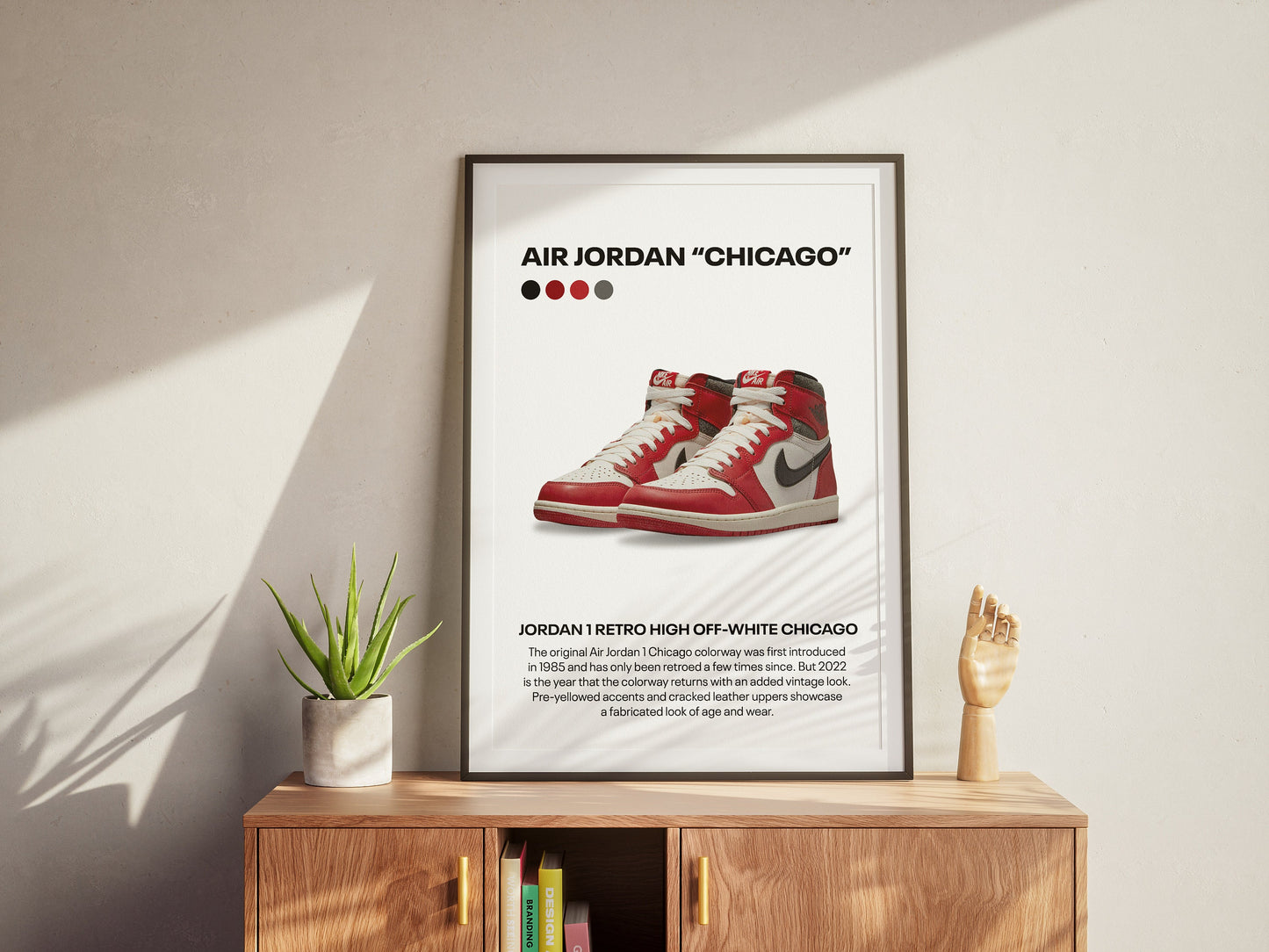 Nike Chicago trainer poster Hypebeast Sneaker Poster, Minimalist Hypebeast Shoes poster, Sneaker Prints Set, Sneakerhead Decor, Room Decor