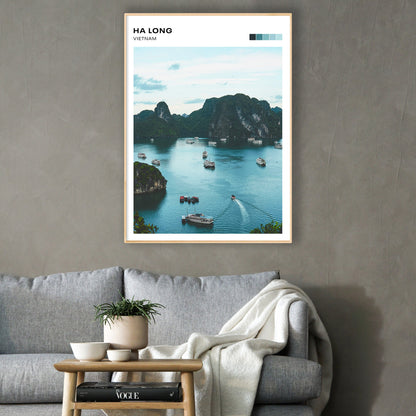 Ha Long Vietnam High quality printed poster, travel print Asia
