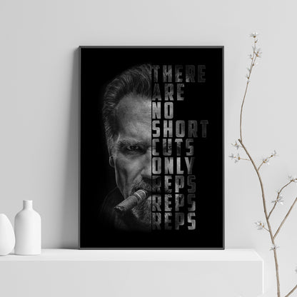 Arnold Schwarzenegger motivational poster